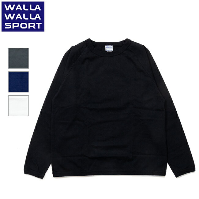 Rakuten - 【エントリーでP10倍★9日20:00-16日01:59まで】WALLA WALLA SPORT ワラワラスポーツ 9oz L/S Raglan Rib Loose Tee 9ozロングスリーブラグランリブルーズティー 030245-SR 【 トップス 長袖 ロンT キャンプ アウトドア 】
