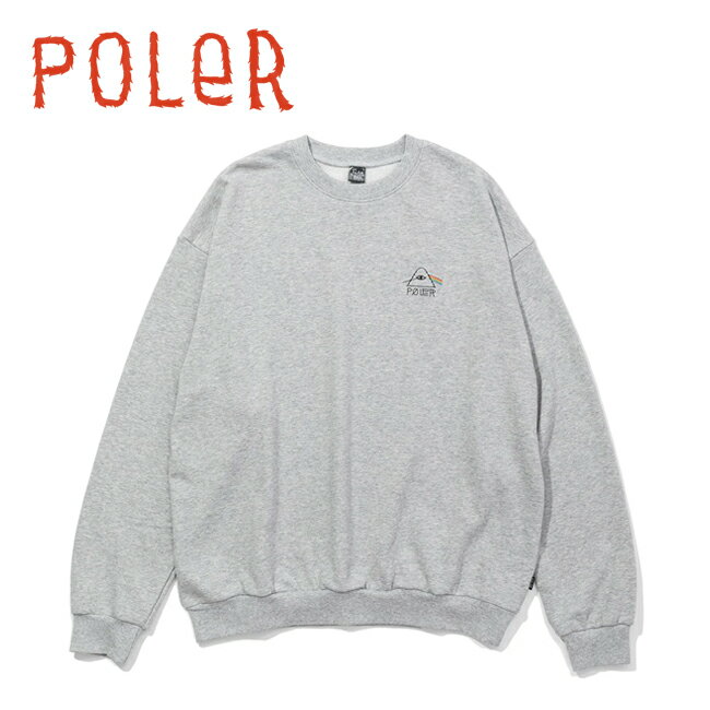 Rakuten - 【エントリーでP10倍★9日20:00-16日01:59まで】POLeR ポーラー PSYCHEDELIC LOGO CREW サイケデリックロゴクルー 253MCV0041 【 トップス 長袖 トレーナー スウェット プルオーバー アウトドア 】