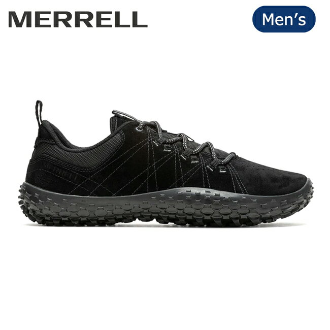 Rakuten - 【エントリーでP10倍★9日20:00-16日01:59まで】MERRELL メレル WRAPT ラプト Black/Black J037753 【 メンズ スニーカー 靴 撥水加工 通気性 ハイキング アウトドア 】