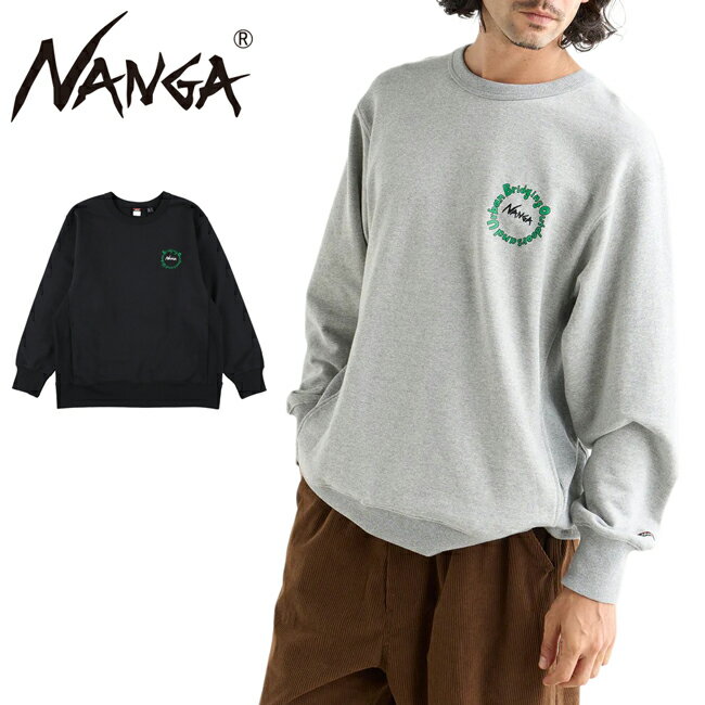 【エントリーでP10倍★11/1 10:00-12/1 09:59まで】NANGA ナンガ ECO HYBRID SWEAT/BOU2 エコハイブリッドスウェットBOU2 N2530-1K067Z 【 トップス 長袖 プルオーバー トレーナー ドロップショルダー 軽量 タウンユース トラベル キャンプ アウトドア 】