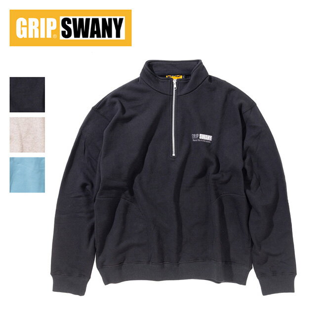 【エントリーでP10倍★11/1 10:00-12/1 09:59まで】GRIP SWANY グリップスワニー GS SWEAT HALF ZIP GS..