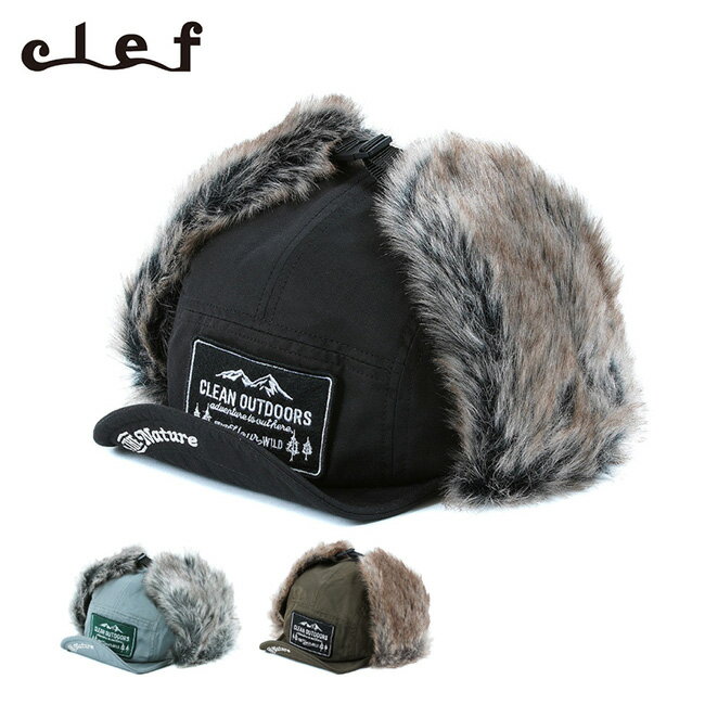 clef クレ WINTER ADVENTURE BOA CAP 2 ウィンターアドベンチャーボアキャップ2 RB7023 【 帽子 防寒 タウンユース キャンプ アウトドア 】