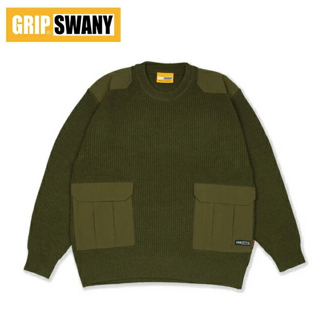 【エントリーでP10倍★11/1 10:00-12/1 09:59まで】GRIP SWANY グリップスワニー FP MIL SWEATER 2.0 セーター2.0 GSC-69 【 アウター アウトドア キャンプ タウンユース 】