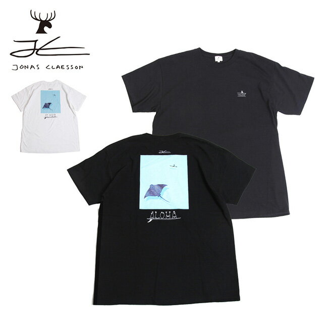 Rakuten - 【エントリーでP10倍★9日20:00-16日01:59まで】JONAS CLAESSON ジョナスクレアッソン ALOHA TEE アロハティー JC-2025FW-P2 【 トップス 半袖 Tシャツ 綿 コットン キャンプ アウトドア 】【メール便・代引不可】