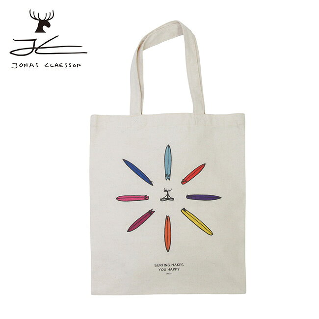 【エントリーでP10倍★4日20:00-11日01:59まで】JONAS CLAESSON ジョナスクレアッソン QUIVER TOTE BAG クイバートートバッグ Natural JC-2025FW-P7 【 カバン 肩掛け キャンプ アウトドア 】【メール便・代引不可】