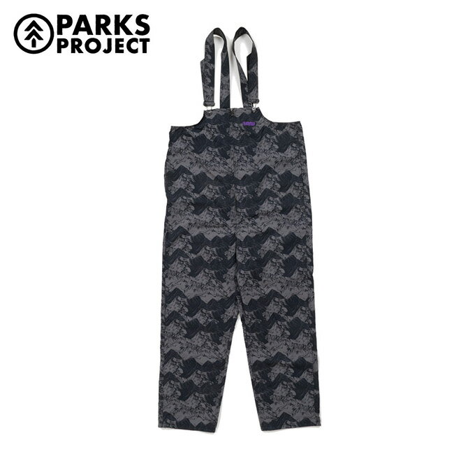【エントリーでP10倍★11/1 10:00-12/1 09:59まで】PARKS PROJECT パークスプロジェクト ALASKA Salopette アラスカサロペット Black 212509002 【 ツナギ オールインワン サロペ オーバーオール パンツ ボトムス 】