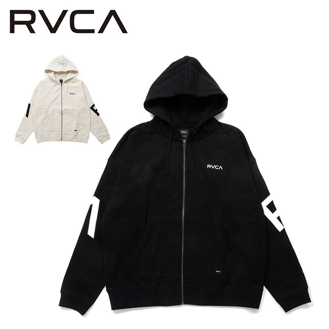 Rakuten - 【エントリーでP10倍★9日20:00-16日01:59まで】RVCA ルーカ ARCH BACK SIDE ZIP HD アーチバックサイドジップフーディー BF042019 【 トップス 長袖 トレーナー パーカー ビッグサイズ オーバーサイズ アウトドア 】