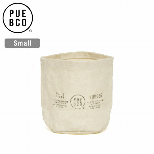 PUEBCO プエブコ CANVAS POT COVER Small キャンバスポットカバー Off White 10515...