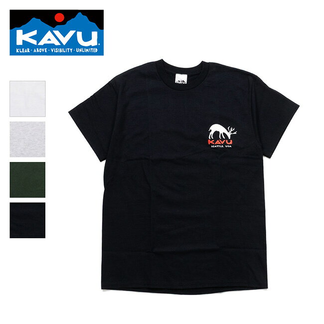 Rakuten - 【エントリーでP10倍★9日20:00-16日01:59まで】KAVU カブー Deer 2C Tee ディア2Cティー 19822488 【 トップス 半袖 綿 コットン アウトドア 】【メール便・代引不可】