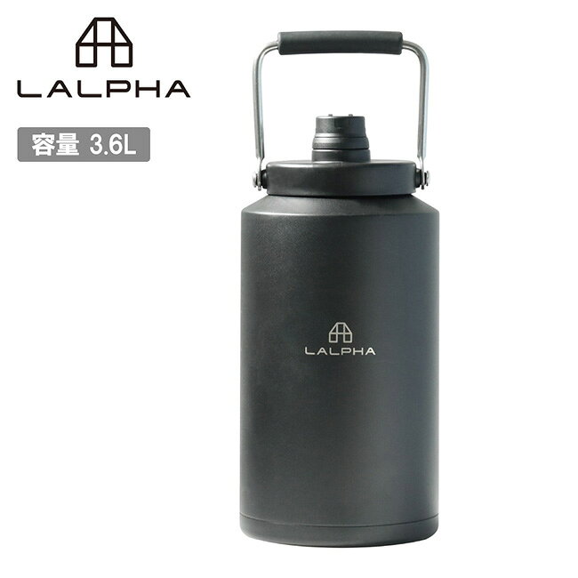 メーカー希望小売価格はメーカーカタログに基づいて掲載していますSpec ブランド名 LALPHA ラルファ 商品名 真空キャンプジャグ3.6 メーカー型番 CK-360BK サイズ φ160×337mm※メーカーサイズ参照 カラー Black 詳細 &nbsp; 保冷力抜群の真空ジャグ。容量は3.6Lと大容量。氷は約2kgストックが可能。約3日間、氷をキープすることができます。大容量ですが、マットブラックで統一されたシックなデザインは食卓を邪魔することなく馴染む。結露もなく快適にご使用頂けます。----------------------------------【重量】1.53kg【材質】本体：ステンレス鋼フタ：シリコーンゴム・PPハンドル：ステンレス・シリコーンゴム【容量】3.6L ------------------------------------------------------------ ※モニタやPC環境等により実物と多少色合いが異なって見える場合もございます。 ※外箱がある商品につきましては生産、運搬の過程上、商品の箱(外箱)に多少の汚れや、破れ等が生じる場合がございます。 予めご了承の上お買い求め頂きます様、よろしくお願いいたします。 ※パターン生地を使用している商品によってはパターン位置に個体差がございます。予めご了承下さい。 ※一部商品画像にメーカー提供画像を使用している商品もございますので、仕様が予告なく変更される場合がございます。 ※複数のショッピングモールで同時販売しておりますので、在庫切れになってしまう場合がございます。 厳重に注意し在庫システムで管理を行っておりますが、お買い上げいただいた商品が品切れになってしまう場合がございます。 また、人気商品に関しましても複数のお客様が一度に購入を行い、在庫の反映が間に合わずご購入できてしまう場合がございます。 その際はお客様には必ずご連絡をさせていただきますが、万が一入荷予定がない場合はキャンセルさせていただく場合がございます。 大変申し訳ございませんがあらかじめご了承ください。 ※メール便発送対象商品に関しましては、メール便規定料金にてお送りします。 ※ガス缶などをご使用いただく商品の場合、同メーカーのものをご使用いただくことを推奨しております。 製品不良などが起こった場合、保証対象外となる場合がございます。 ------------------------------------------------------------