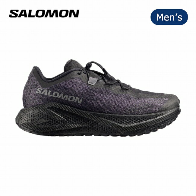 SALOMON サロモン AERO GLIDE 4 GRVL エアログライド4グラベル Black/Asphalt/Black L49174400 【 靴 スニーカー シューズ 通気性 トレイル メンズ ランニング アウトドア 】