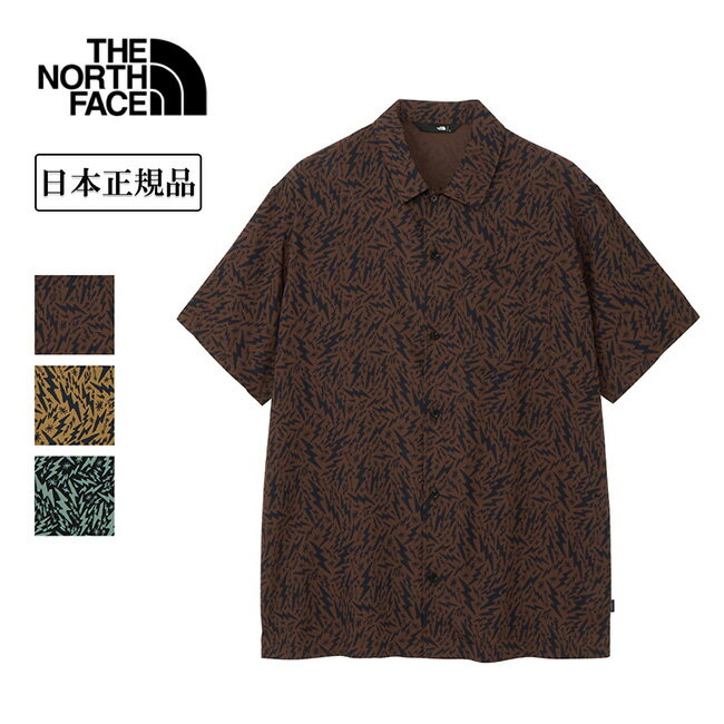 【3/20 20:00-3/26 01:59・対象商品￥11,000以上購入の方に先着でステッカープレゼント】THE NORTH FACE ザ・ノース・フェイス Lazy Lightning Shirt レイジーライトニングシャツ NR22610【 半袖 シャツ 軽量 通気性 UVカット 日本正規品 】