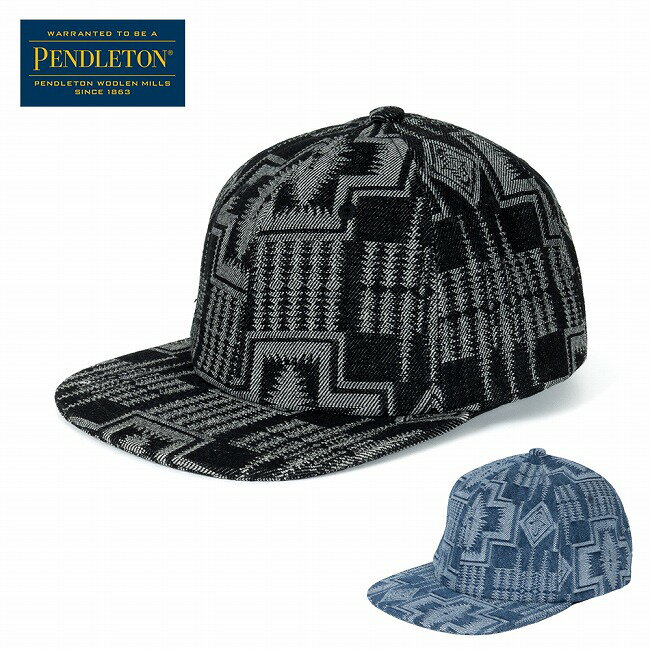 Rakuten - 【エントリーでP10倍★9日20:00-16日01:59まで】PENDLETON ペンドルトン Jaquard Denim Cap ジャガードデニムキャップ PDT-000-261001 【 帽子 アウトドア キャンプ 】