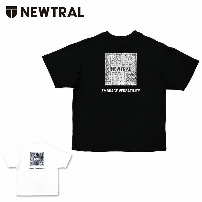 Rakuten - 【エントリーでP10倍★9日20:00-16日01:59まで】NEWTRAL ニュートラル Paisley Logo Tee ペイズリーロゴティー NT2262012 【 トップス Tシャツ 半袖 ショートスリーブ コットン 綿 キャンプ アウトドア 】【メール便・代引不可】
