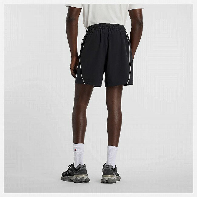 New Balance ニューバランス ウーブンショーツ7インチ(インナー無し) BK MB61I5LN ...