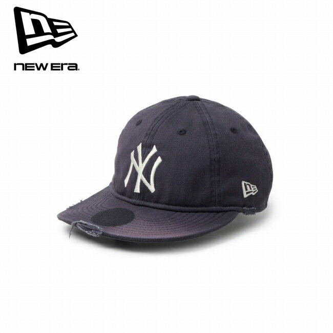NEWERA ニューエラ キッズ Youth 9TWENTY powered by GORO (min-nano) KIDS ニューヨーク・ヤンキース ダメージ/パッカブルバイザー ネイビー 14880341 【 帽子 キャップ キッズ ユース 日除け クロスストラップ サイズ調整 アウトドア 中津川吾郎 】 snb-shop-10372434 SNB-SHOP パッケージ画像