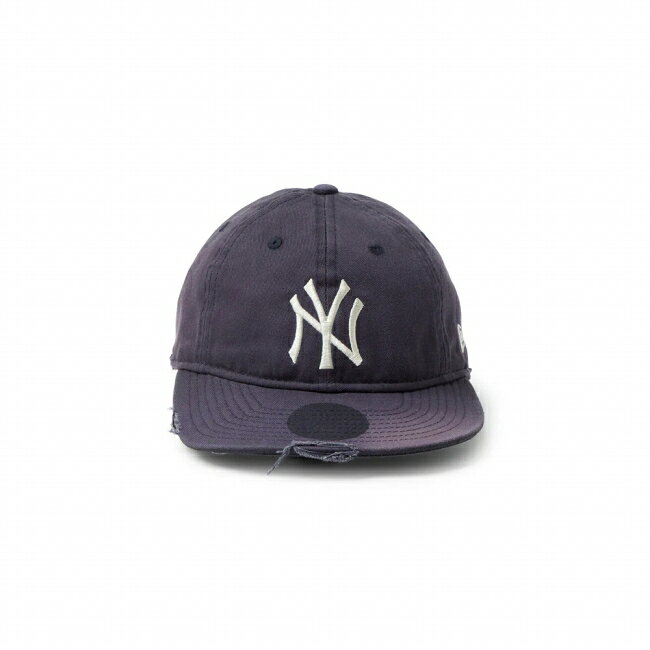 NEWERA ニューエラ キッズ Youth 9TWENTY powered by GORO (min-nano) KIDS ニューヨーク・ヤンキース ダメージ/パッカブルバイザー ネイビー 14880341 【 帽子 キャップ キッズ ユース 日除け クロスストラップ サイズ調整 アウトドア 中津川吾郎 】 snb-shop-10372434 SNB-SHOP サンプル画像2