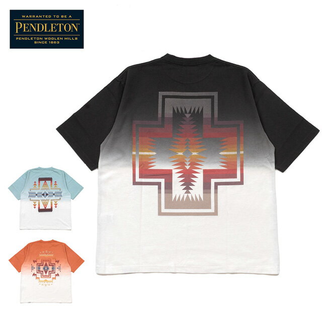 メーカー希望小売価格はメーカーカタログに基づいて掲載していますSpec ブランド名 PENDLETON ペンドルトン 商品名 Gradation dye Back Print Tee グラデーションダイバックプリントティー メーカー型番 6275-4013 サイズ S：着丈約66.5　身幅約55　袖丈約25M：着丈約67　身幅約57　袖丈約26L：着丈約68.5　身幅約61　袖丈約27(単位：cm)※平置き採寸のため若干の誤差がある場合がございます。あらかじめご了承ください。 カラー (90)Mint(91)Charcoal(92)Coral 詳細 &nbsp; 綿100%のTシャツです。【PENDLETON ペンドルトン】1863年に創設者のトーマス・ケイがアメリカ・オレゴン州に設立したアメリカ初の毛織物工場をルーツに持ち、160年以上も続くファミリーカンパニーとしてポートランドを拠点に、国内の生産者と連携しながらアメリカ北西部にあるふたつの自社工場でワールドクラスのウールを作り続けています。そんな高品質のウールをベースに、インディジネスピープルズ(ネイティブアメリカン)との交流から生まれたアイコニックなデザインを独自の高度な技術力で実現したトレーディングブランケットや、時々のアメリカンカルチャーを形作ってきたアパレル製品、豊かな時間を彩る上質なホームウェアなど、移りゆく時代の中で多様な製品を開発しながらライフスタイルブランドとしての伝統を紡ぎ、アメリカンスタイルのスタンダードを築いてきました。長い歴史の中でペンドルトンと関わるすべての人と共に培ってきた経験や想像力、そして品質への徹底したこだわりは、「WARRANTED TO BE A PENDLETON＝ペンドルトンであることを保証する」というスローガンに裏打ちされ、これまでもこれからも変わらずに、「アメリカの良心」としてすべてのペンドルトン製品に織り込まれています。----------------------------------【素材】綿100% ------------------------------------------------------------ ※モニタやPC環境等により実物と多少色合いが異なって見える場合もございます。 ※外箱がある商品につきましては生産、運搬の過程上、商品の箱(外箱)に多少の汚れや、破れ等が生じる場合がございます。 予めご了承の上お買い求め頂きます様、よろしくお願いいたします。 ※パターン生地を使用している商品によってはパターン位置に個体差がございます。予めご了承下さい。 ※一部商品画像にメーカー提供画像を使用している商品もございますので、仕様が予告なく変更される場合がございます。 ※複数のショッピングモールで同時販売しておりますので、在庫切れになってしまう場合がございます。 厳重に注意し在庫システムで管理を行っておりますが、お買い上げいただいた商品が品切れになってしまう場合がございます。 また、人気商品に関しましても複数のお客様が一度に購入を行い、在庫の反映が間に合わずご購入できてしまう場合がございます。 その際はお客様には必ずご連絡をさせていただきますが、万が一入荷予定がない場合はキャンセルさせていただく場合がございます。 大変申し訳ございませんがあらかじめご了承ください。 ※メール便発送対象商品に関しましては、メール便規定料金にてお送りします。 ※ガス缶などをご使用いただく商品の場合、同メーカーのものをご使用いただくことを推奨しております。 製品不良などが起こった場合、保証対象外となる場合がございます。 ------------------------------------------------------------