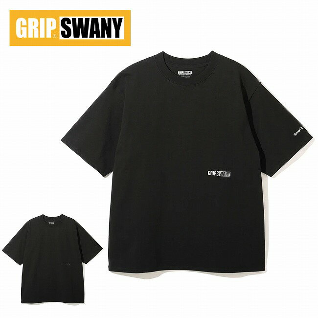 【エントリーでP10倍★6/20 20:00-6/26 01:59まで】GRIP SWANY×NEWERA グリップスワニー×ニューエラ WIDE BOX LOGO TEE ワイドボックスロゴティー GSMCT-201 【 トップス Tシャツ コラボ ワイドシルエット コットン 綿 アウトドア 】【メール便 代引不可】