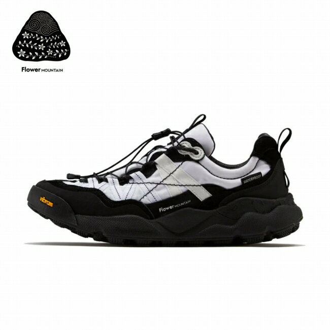 Rakuten - 【エントリーでP10倍★9日20:00-16日01:59まで】FlowerMOUNTAIN フラワーマウンテン IWANO2 イワノ2 White/Black FM100010 【 靴 スニーカー シューズ 防水 抗菌 防臭 吸水 登山 アウトドア 】