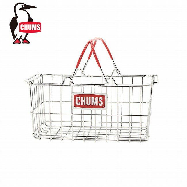 Accessories - 【エントリーでP10倍★23日20:00-27日01:59まで】CHUMS チャムス Mini Steel Basket ミニスチールバスケット CH62-2258 【 ギア 収納 カゴ CH62-1893 ランドリー キッチン 洗面所 キャンプ アウトドア 】