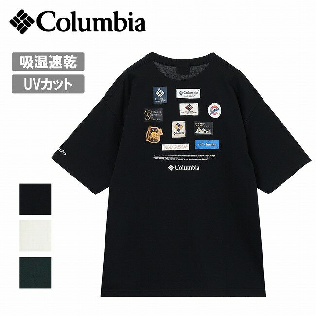乐天商城 - 【エントリーでP10倍★14日20:00-17日09:59まで】Columbia コロンビア Stuck Brook Graphic S/S Tee スタックブルックグラフィックショートスリーブTシャツ PG7093 【 トップス 半袖 吸湿 速乾 UVカット キャンプ アウトドア 】【メール便・代引不可】