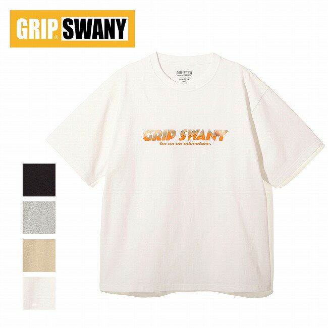 Rakuten - 【エントリーでP10倍★9日20:00-16日01:59まで】GRIP SWANY グリップスワニー ADVENTURE TEE アドベンチャーティー GSMCT-120 【 Tシャツ トップス 半袖 コットン 綿 キャンプ アウトドア 】【メール便・代引不可】