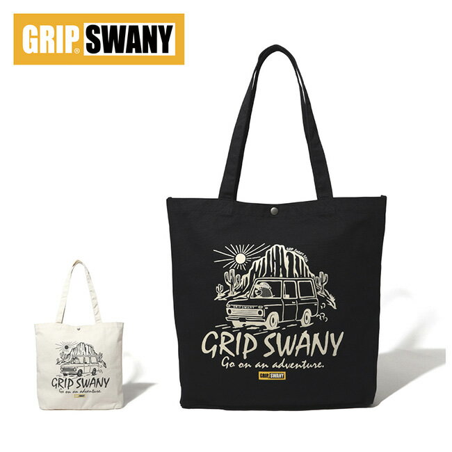 Rakuten - 【エントリーでP10倍★9日20:00-16日01:59まで】GRIP SWANY グリップスワニー BEAR TOTE BAG (L) ベアトートバッグ(L) GSUB-164 【 カバン 肩掛け 通勤 通学 タウンユース キャンプ アウトドア 】【メール便・代引不可】