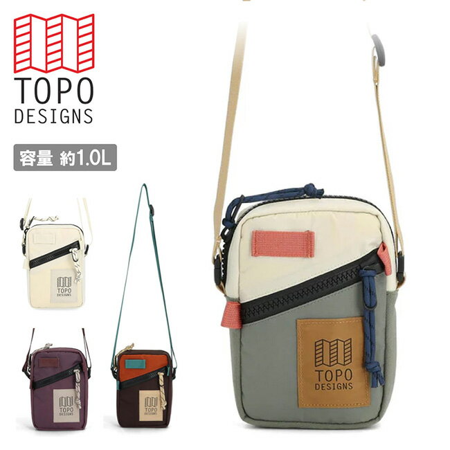 Rakuten - 【エントリーでP10倍★9日20:00-16日01:59まで】TOPO DESIGNS トポデザイン ミニショルダーバッグ 932424119000/932424131000/932424533000/932424814000 【 カバン サコッシュ サブバック アウトドア キャンプ 】【メール便・代引不可】