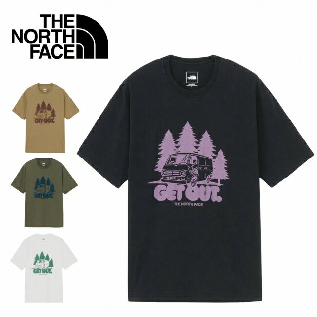 Rakuten - 【エントリーでP10倍★9日20:00-16日01:59まで】THE NORTH FACE ザ・ノース・フェイス S/S Get Out Tee ショートスリーブゲットアウトティー NT32642 【 トップス Tシャツ 半袖 綿 コットン 吸汗速乾 キャンプ アウトドア 日本正規品 】【メール便・代引不可】