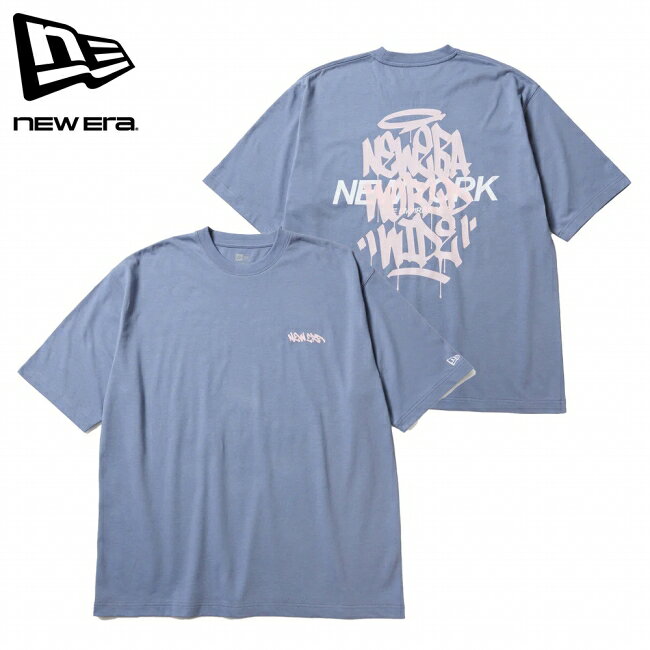 NEWERA ニューエラ 半袖 オーバーサイズド コットン Tシャツ Tagging スレート 14856665 