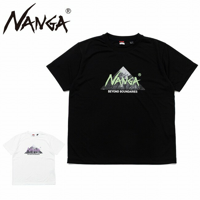 Rakuten - 【エントリーでP10倍★9日20:00-16日01:59まで】NANGA ナンガ BEYOND BOUNDARIES TEE ビヨンドバウンダリーズティー 26SZ-022 【 別注 トップス 半袖 吸水 速乾 タウンユース アウトドア 】【メール便・代引不可】