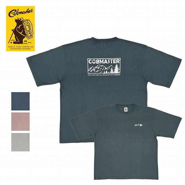 Rakuten - 【エントリーでP10倍★9日20:00-16日01:59まで】COBMASTER コブマスター COB OVERDYE MOUNTAIN TEE オーバーダイマウンテンティー 81798800 【 トップス 半袖 ワイドシルエット 吸水 速乾 綿 コットン アウトドア 】【メール便・代引不可】