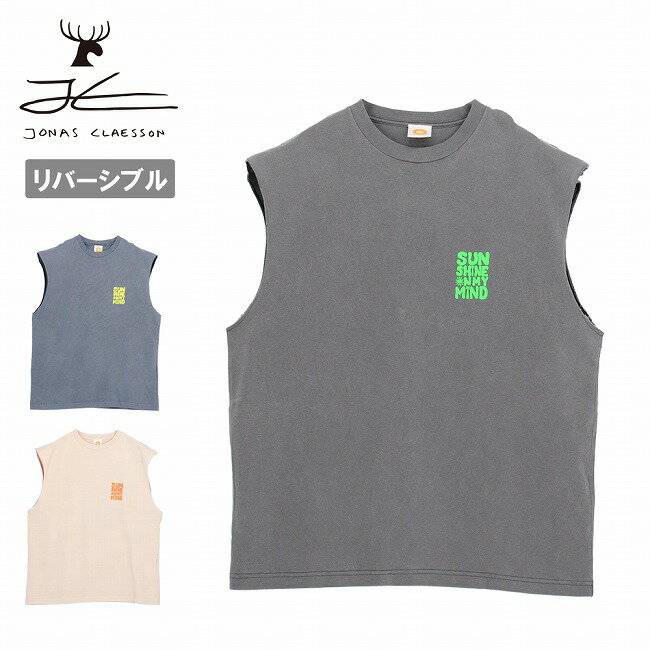 JONAS CLAESSON ジョナスクレアッソン Insideout No-Sleeve Tee インサイドアウトノースリーブTシャツ 1029393900002 