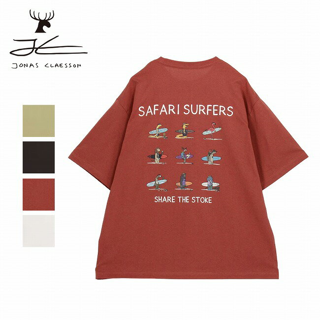 JONAS CLAESSON ジョナスクレアッソン Safari Surfers Short Sleeve Tee サファリサーファーズショートスリーブティー 1026393900054 