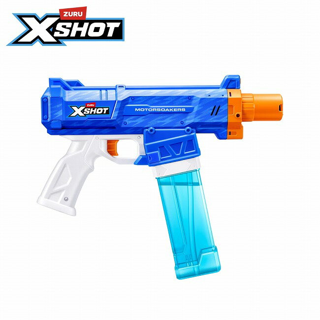 Rakuten - XSHOT エックスショット ウォーターガン ターボストーム モーターソーカー 118196 【 水鉄砲 水遊び 玩具 電動 LED キャンプ アウトドア 】