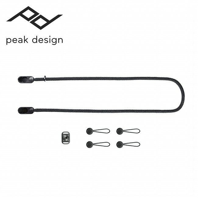 【エントリーでP10倍★8/24 20:00-8/27 09:59まで】Peak Design ピークデザイン フォーム ロープ スタンダード CRS-ST-BK-1 【 カメラストラップ カメラアクセサリー 一眼レフ カメラ キャンプ アウトドア 】