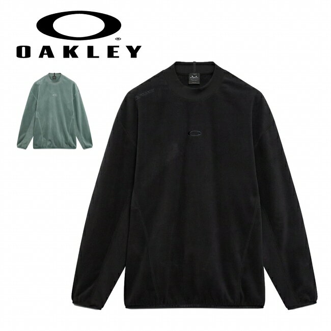 メーカー希望小売価格はメーカーカタログに基づいて掲載していますSpec ブランド名 OAKLEY オークリー 商品名 Slush Polar Crewneck スラッシュポーラークルーネック メーカー型番 FOA408616 サイズ US/EU S(JPN M)：前丈70　身幅61　裄丈90US/EU M(JPN L)：前丈72　身幅63　裄丈92US/EU L(JPN XL)：前丈74　身幅65　裄丈94(単位：cm)※メーカーサイズ参照 カラー Aviator GreenPitch Black 詳細 &nbsp; Polartec 200シリーズのフルボディファブリックを採用したバギーフィットのクルーネックフリース。リーシュホルダーを装備し、実用性を確保。リブ仕様の襟が快適な着用感を提供し、裾にはドローコードを備えてフィット感を調整可能。袖口と裾にはブランドロゴ入りの伸縮バインディングを施し、細部までこだわった設計。----------------------------------【素材】ポリエステル100% ------------------------------------------------------------ ※モニタやPC環境等により実物と多少色合いが異なって見える場合もございます。 ※外箱がある商品につきましては生産、運搬の過程上、商品の箱(外箱)に多少の汚れや、破れ等が生じる場合がございます。 予めご了承の上お買い求め頂きます様、よろしくお願いいたします。 ※パターン生地を使用している商品によってはパターン位置に個体差がございます。予めご了承下さい。 ※一部商品画像にメーカー提供画像を使用している商品もございますので、仕様が予告なく変更される場合がございます。 ※複数のショッピングモールで同時販売しておりますので、在庫切れになってしまう場合がございます。 厳重に注意し在庫システムで管理を行っておりますが、お買い上げいただいた商品が品切れになってしまう場合がございます。 また、人気商品に関しましても複数のお客様が一度に購入を行い、在庫の反映が間に合わずご購入できてしまう場合がございます。 その際はお客様には必ずご連絡をさせていただきますが、万が一入荷予定がない場合はキャンセルさせていただく場合がございます。 大変申し訳ございませんがあらかじめご了承ください。 ※メール便発送対象商品に関しましては、メール便規定料金にてお送りします。 ※ガス缶などをご使用いただく商品の場合、同メーカーのものをご使用いただくことを推奨しております。 製品不良などが起こった場合、保証対象外となる場合がございます。 ------------------------------------------------------------