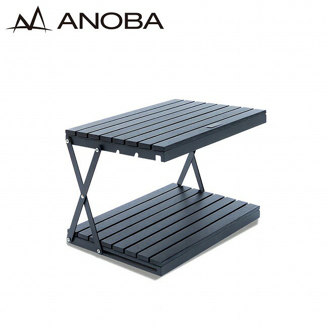 楽天市場】ANOBA アノバ 2トーンウッドラック2段の通販