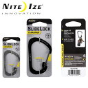 NITE-IZE ナイトアイズ SLIDELOCK CARABINER No4 スライドロックカラビナ CSL4-01-R6 CSL4-11-R6 日本正規品 カラビナ アウトドア キーホルダー アクセサリー メール便・代引不可 