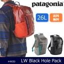 パタゴニア Patagonia バックパック LW Black Hole Pack 26L ライトウェイト・ブラックホール・パック 26L 49050 【カバン】通勤 通学 日本正規品
