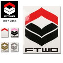 【5/4〜5/5限定★GWクーポン配布中】FTWO エフティダブルオー STICKER FTWO CI ステッカーエフティダブルオーシーアイ 10cm 【 ステ...