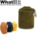 【5/4〜5/5限定★GWクーポン配布中】What will be will be ワット ウィル ビー ウィル ビー ガス缶カバー スウェードレザーODガス缶...