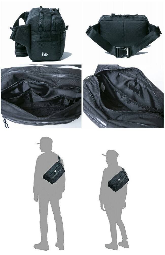 【9/4〜11スーパーSALE限定★ポイント10倍】NEWERA ニューエラ Square Waist Bag スクエア ウェストバッグ ブラック 11556601 【カバン/ウェストポーチ/ボディバッグ】