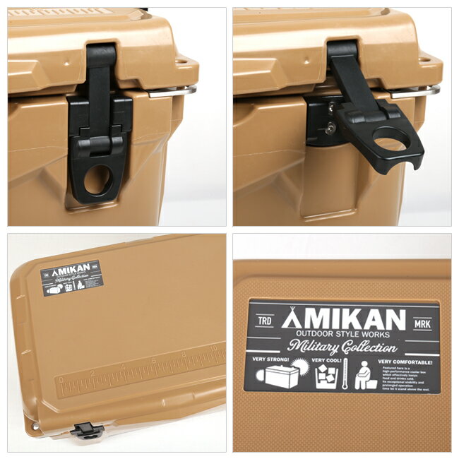 MIKAN ミカン MIKAN × ICELANDCOOLER MilitaryCollection別注カラーモデル　20QT アイスランドクーラーボックス クーラーBOX アウトドア キャンプ 保冷