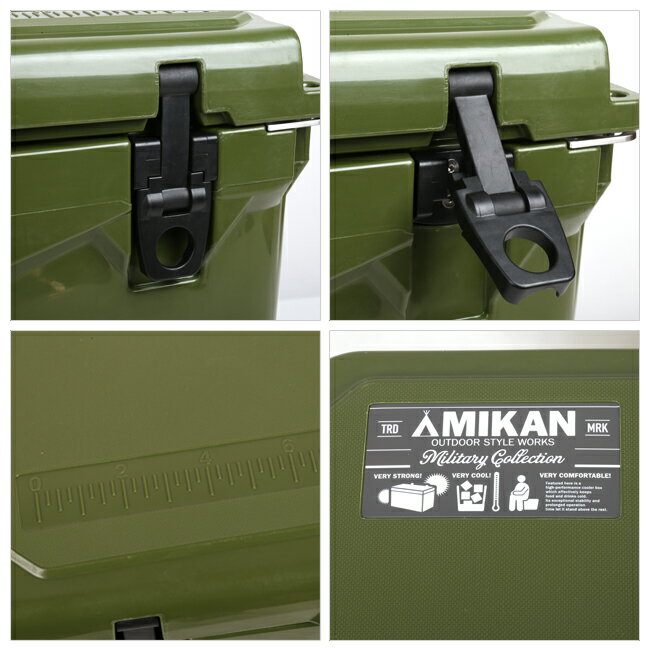 MIKAN ミカン MIKAN × ICELANDCOOLER MilitaryCollection別注カラーモデル　45QT アイスランドクーラーボックス クーラーBOX アウトドア キャンプ 保冷