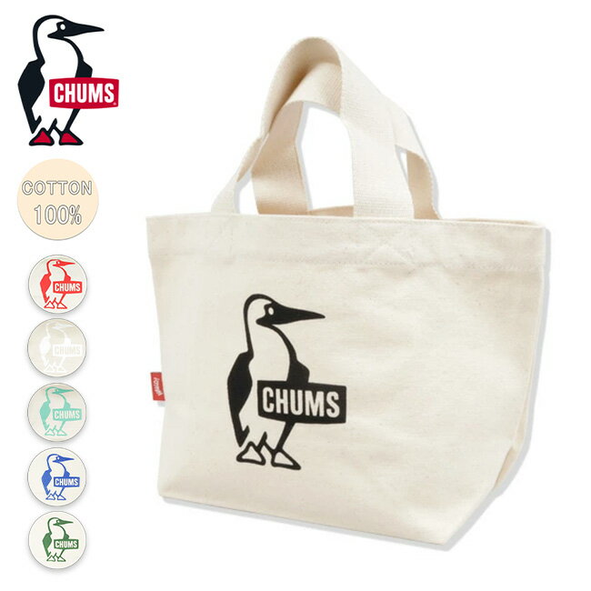 チャムス 帆布・キャンバスバッグ メンズ 【エントリーでP10倍★9日20:00～16日1:59まで】CHUMS チャムス Booby Mini Canvas Tote ブービーミニキャンバストート CH60-3496 【 カバン バッグ サブ ランチ 】【メール便・代引不可】