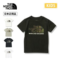 THE NORTH FACE ザ・ノース・フェイス S/S Camo Logo Tee ショートスリーブカモフラージュロゴティー NTJ32359 【 日本正規品 Tシャツ 半袖 キッズ 子ども 】