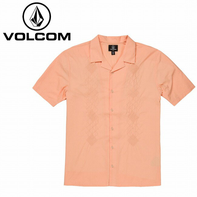 Rakuten - 【エントリーでP10倍★9日20:00-16日01:59まで】VOLCOM ボルコム Baracostone Short Sleeve Shirt バラコストーンショートスリーブシャツ A0412312 【 トップス 半袖 開襟シャツ アウトドア 】【メール便・代引不可】