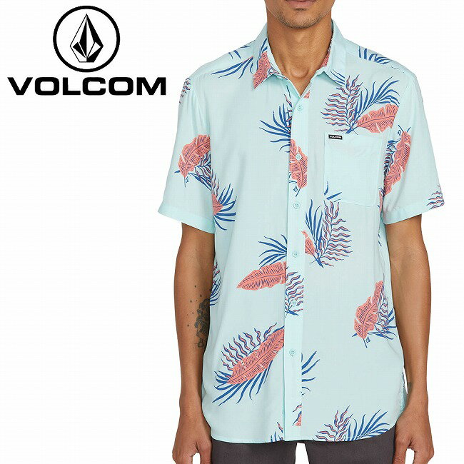 Rakuten - 【エントリーでP10倍★9日20:00-16日01:59まで】VOLCOM ボルコム Bermuda Short Sleeve ベルモーダショートスリーブ RES A0412006 【 トップス 半袖 開襟シャツ クラシックフィット アウトドア 】【メール便・代引不可】
